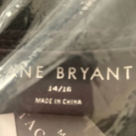 Lane Bryant Plus Size Dress Color Black & White Size 14/16 - Picture 8 of 8